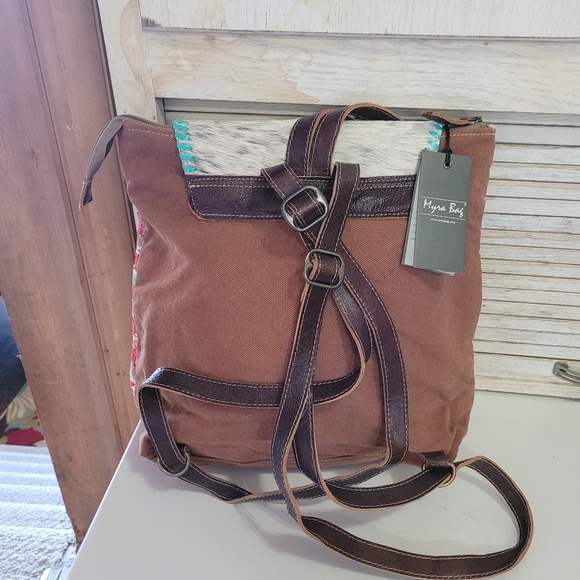 NWT Myra Leather Backpack - Picture 6 of 6